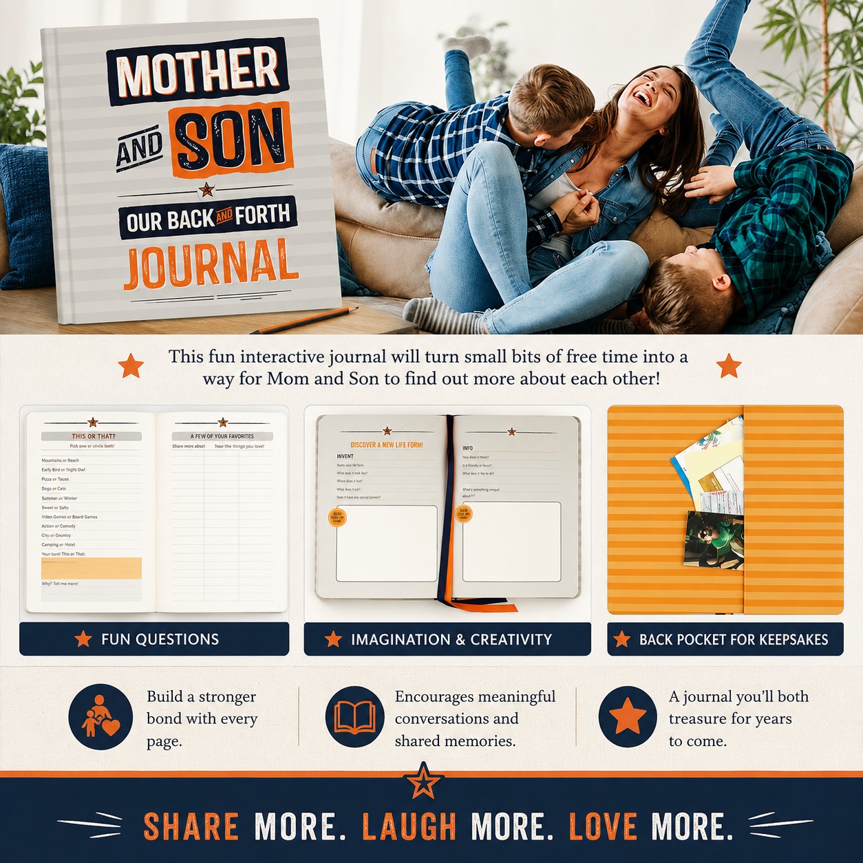 Mother & Son Back-and-Forth Journal